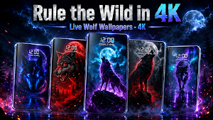 Live Wolf Wallpapers - 4K Screenshot 1