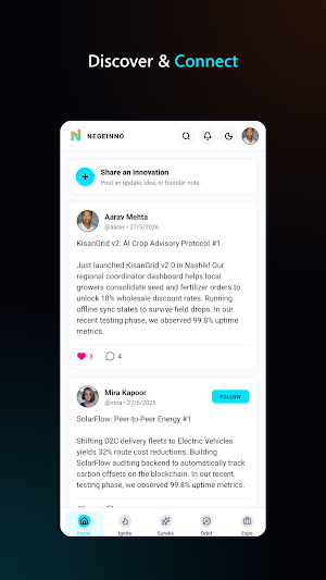 Negeinno - Founder Network Screenshot 0