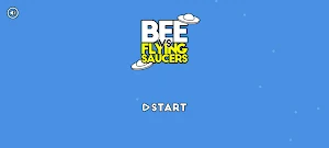Save the bee vs Flying Saucers Screenshot 0
