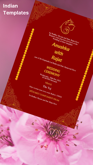 Hindu Wedding Card Maker Screenshot 2