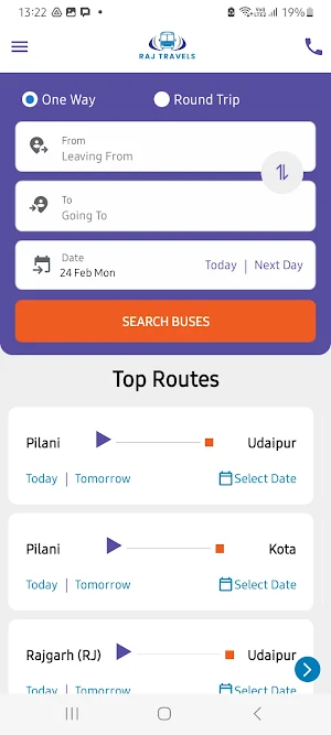 Raj Travels Screenshot 0