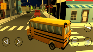 School Bus Driving Pizza Shop Screenshot 1