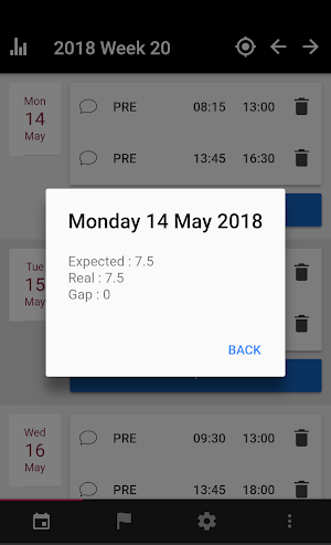Working Hours - Job Working Ti Screenshot 1
