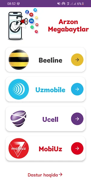 USSD Kodlar Uzmobile,Beeline.. Screenshot 0