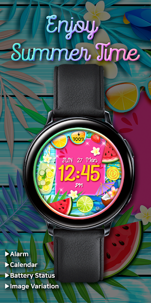 Enjoy Summer Time_Watchface Screenshot 0