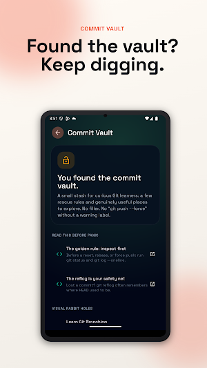 Learn Git: Code & Terminal App Screenshot 0