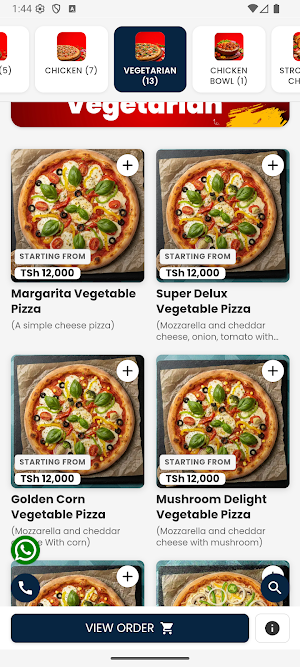 Meera Pizza Screenshot 2
