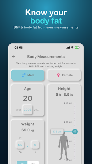 Bodyly - BMI & Weight Diary Screenshot 1
