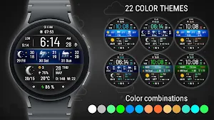 VF03 Weather Inform Watch Face Screenshot 3
