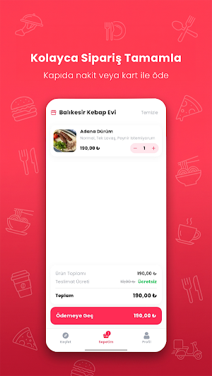 TıkGeldi - Yemek & Market Screenshot 2