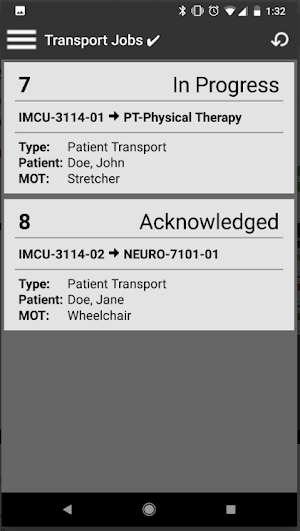 Patient Flow Screenshot 1