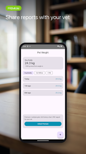 Pet Weight Screenshot 2