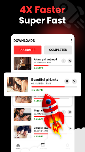 X Video Downloader & Player Screenshot 2