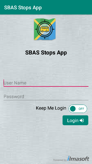 SBAS Stops App Screenshot 1