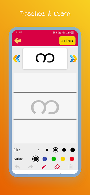 Burmese Alphabet Writing Screenshot 1