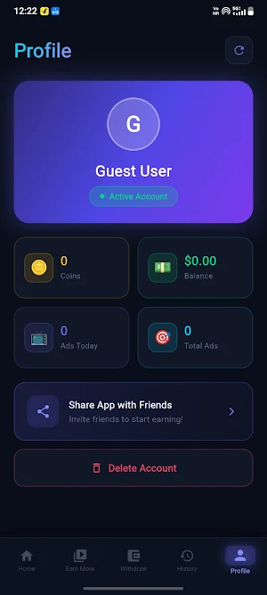 Earn Money Watching Ads Screenshot 3