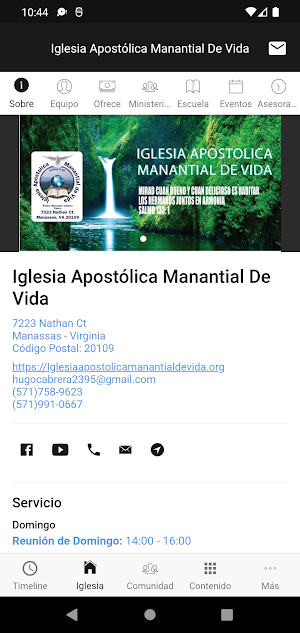 Iglesia Manantial de Vida Screenshot 1