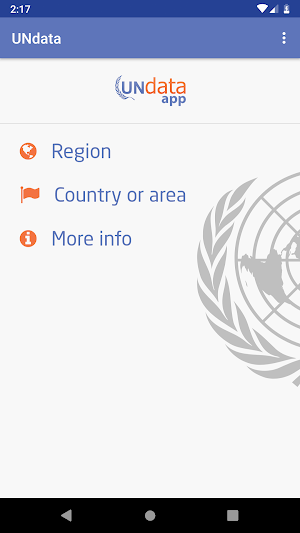 UNdata Screenshot 0