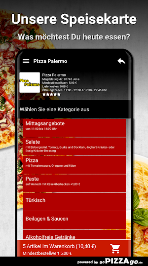 Pizza Palermo Jena Screenshot 3