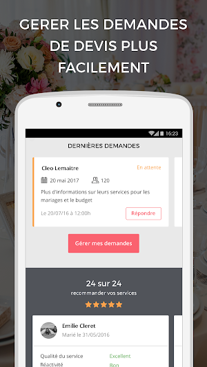 Mariages.net pour l'entreprise Screenshot 1