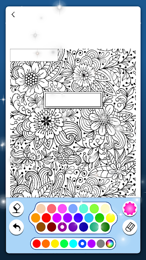 Adult Glitter Paint Color Game Screenshot 0