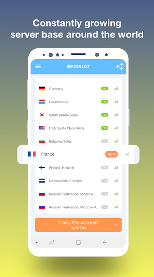 VPN Ukraine - Get Ukrainian IP or unblock sites Screenshot 3