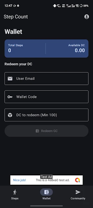 WRH Steps Screenshot 1