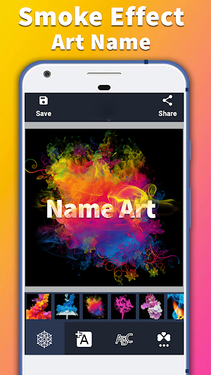 Smoke Effect Art Name - Art Name Maker Screenshot 0