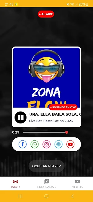 Zona Flow Radio Urbana Screenshot 2