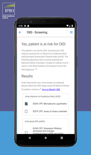 CKD Screening Screenshot 0
