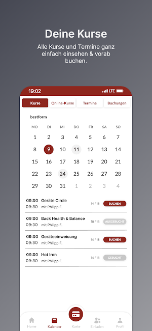 bestform fitness Albstadt Screenshot 2