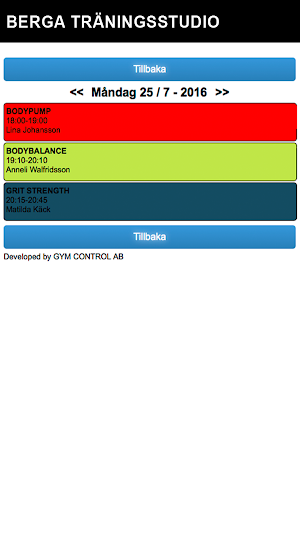 Berga Träningsstudio Screenshot 1