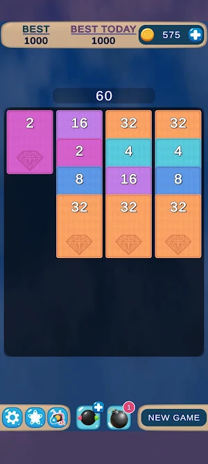 Merge Diamond Cards Puzzle Screenshot 2