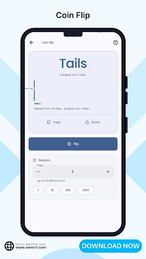 Random Number Generator & Dice Screenshot 1