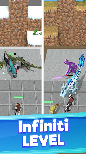 Pixel dragon: merge games Screenshot 2