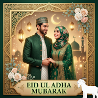 Bakrid Mubarak Photo Frame