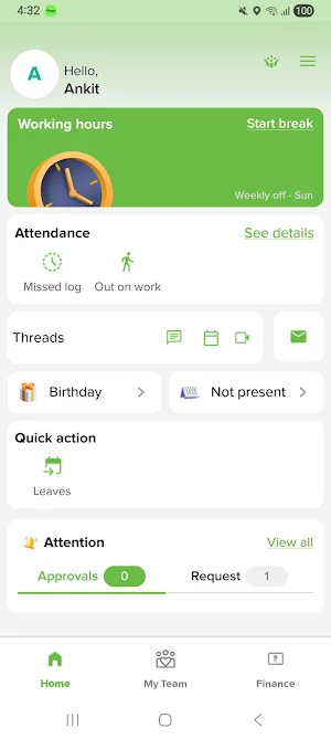 Sankalp Employee Hub Screenshot 1