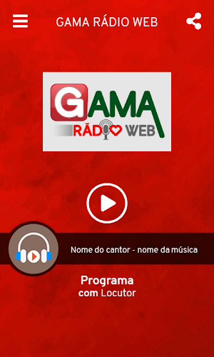 GAMA RÁDIO WEB Screenshot 0