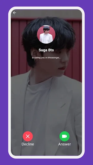 Suga Bts Call Simulator Screenshot 3