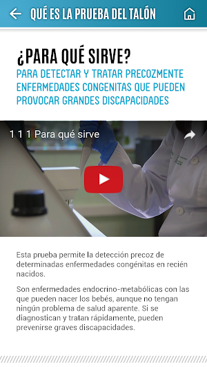 Cribado Neonatal. Prueba Talón Screenshot 2