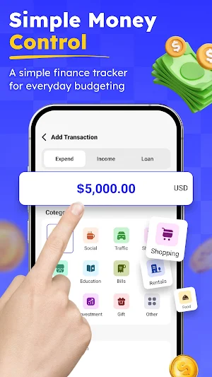 Easy Budget - Money Tracker Screenshot 3