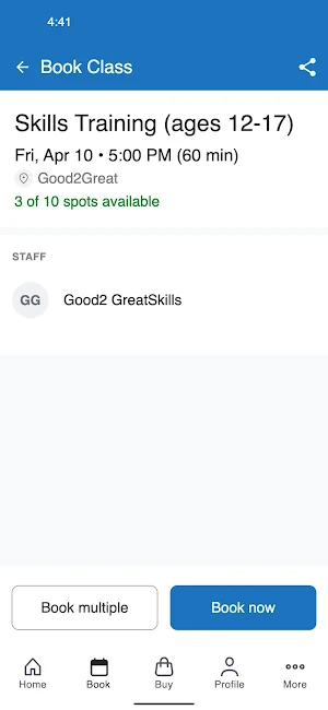 Good2Great Skills Academy Screenshot 2