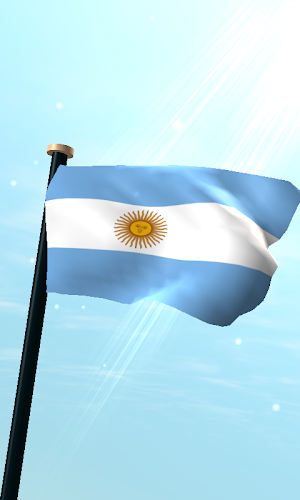 Argentina Flag 3D Free Screenshot 0