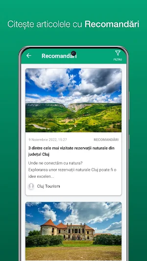Cluj Tourism App Screenshot 2