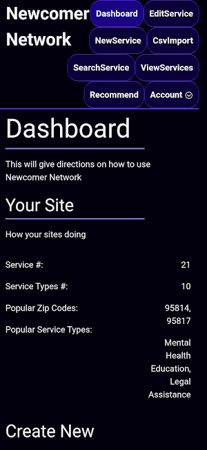 Newcomer Network Screenshot 2