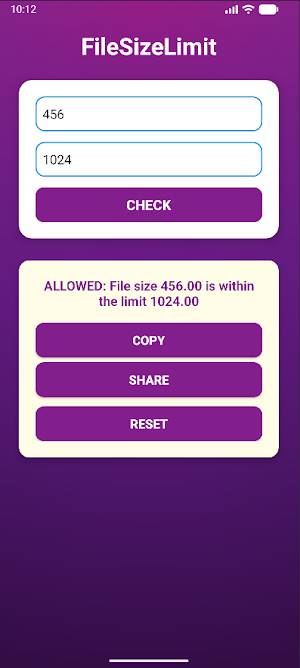 FileSizeLimit Screenshot 1