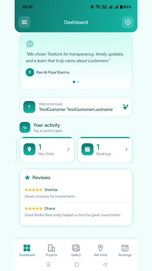 CRM App - Customer Screenshot 3