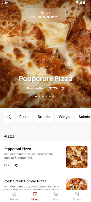 Rock Creek Pizza Co. Screenshot 1