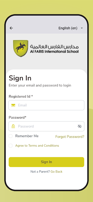 Al Faris App Screenshot 1