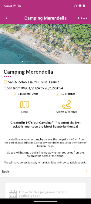 Corsica Camping Screenshot 2